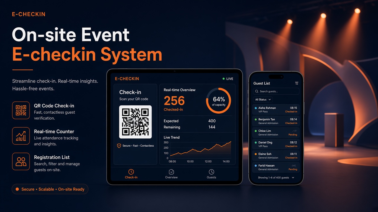 Offline Event / E-checkin preview
